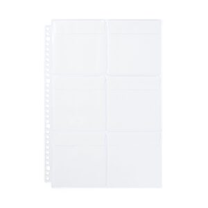 6-Pocket Refill for A4 Wide Organizer