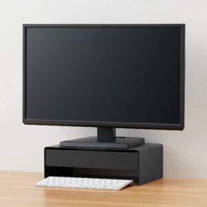 Steel Monitor Stand with Drawer
