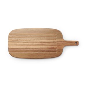 Acacia Double-Sided Cutting Board with Handle - Large