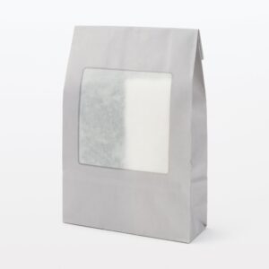 Paper Window Gift Bag with Gusset - Square - Large