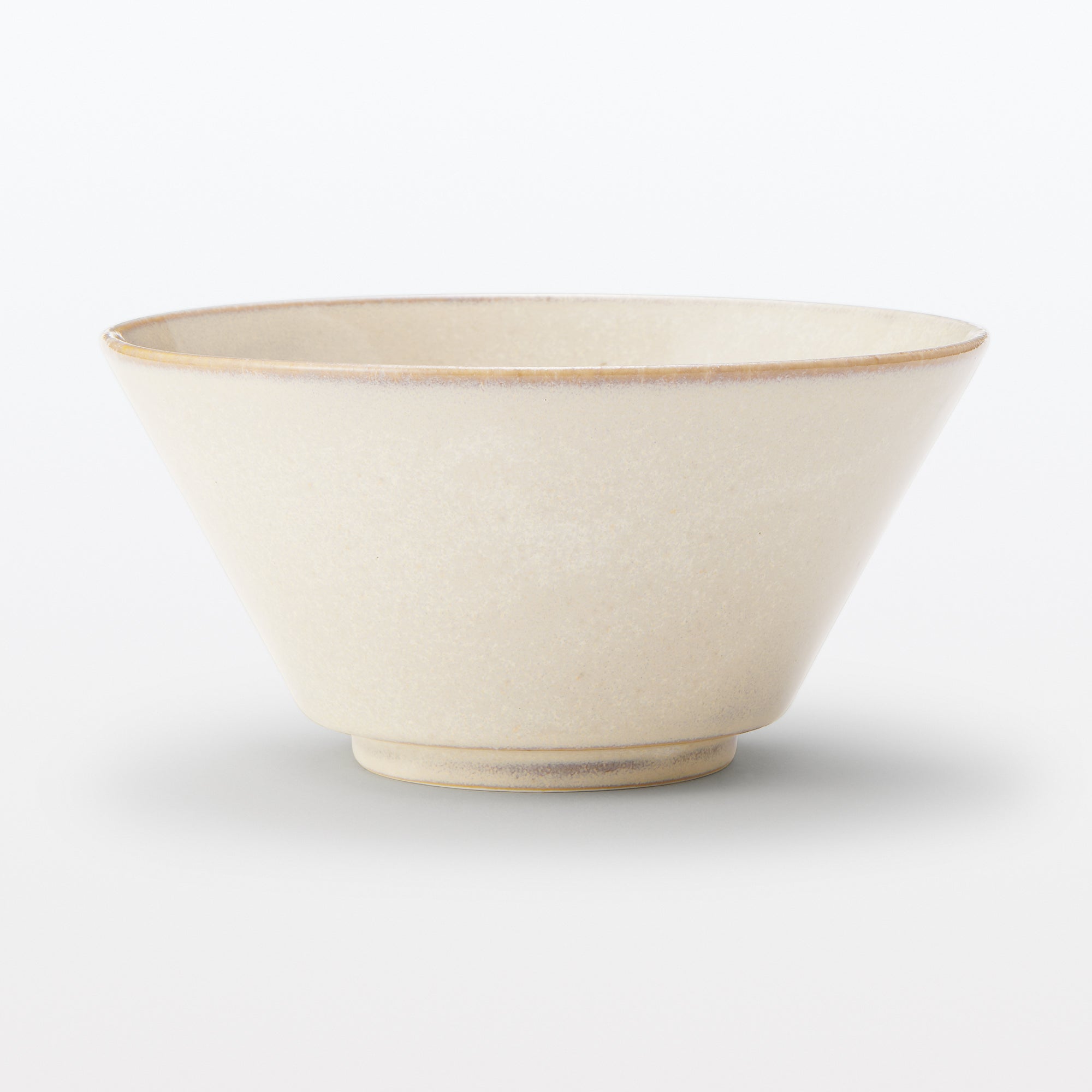 Mino Ware Noodle Bowl - White Glaze 7.4 - Image 2