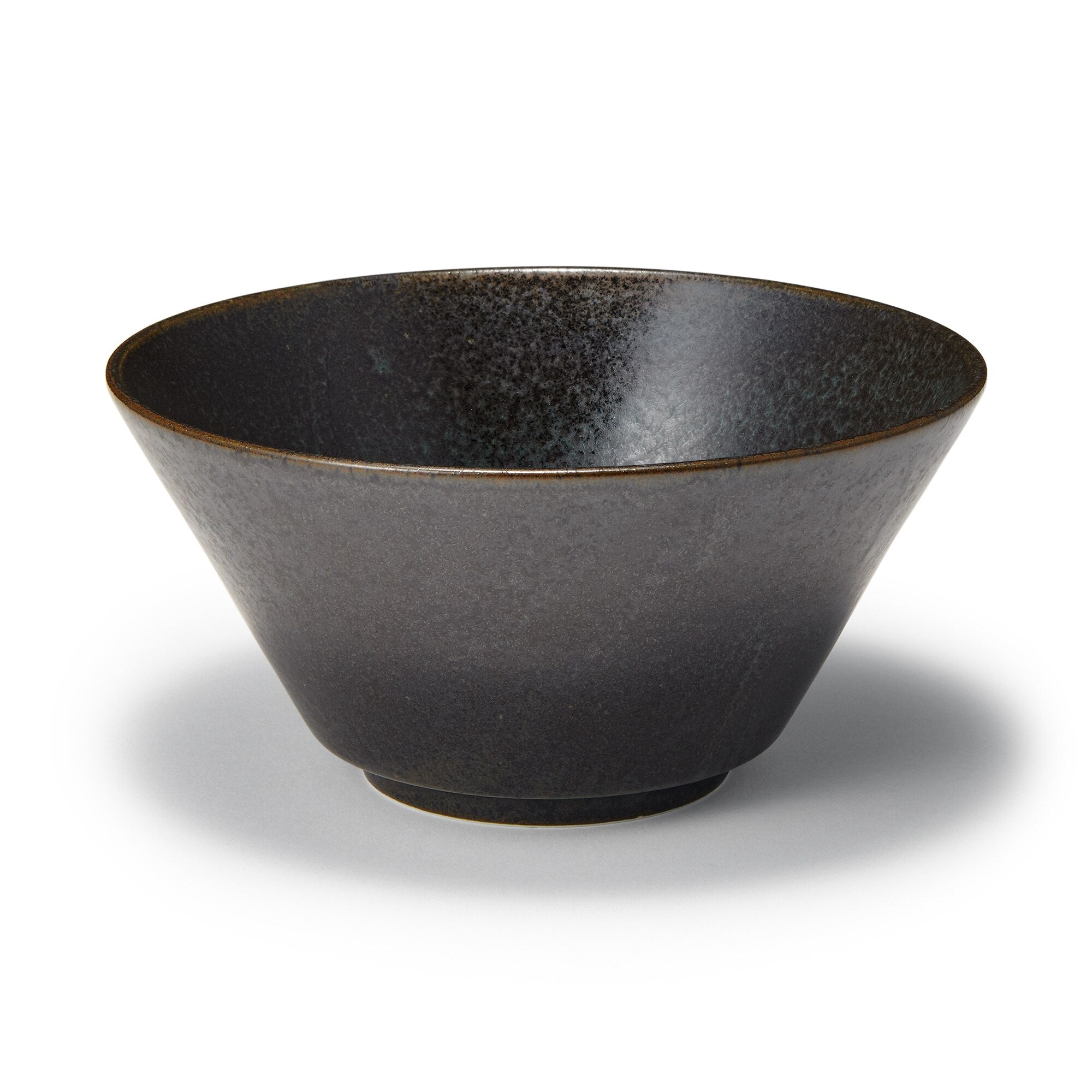 Mino Ware Noodle Bowl - Black