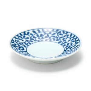 Hasami Ware Small Plate - Arabesque Pattern