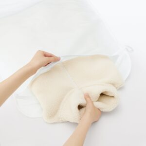 Densely Woven Fiber-Shielding Laundry Net Flat