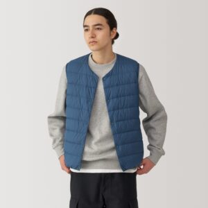 Men's Lightweight Down Collarless Vest