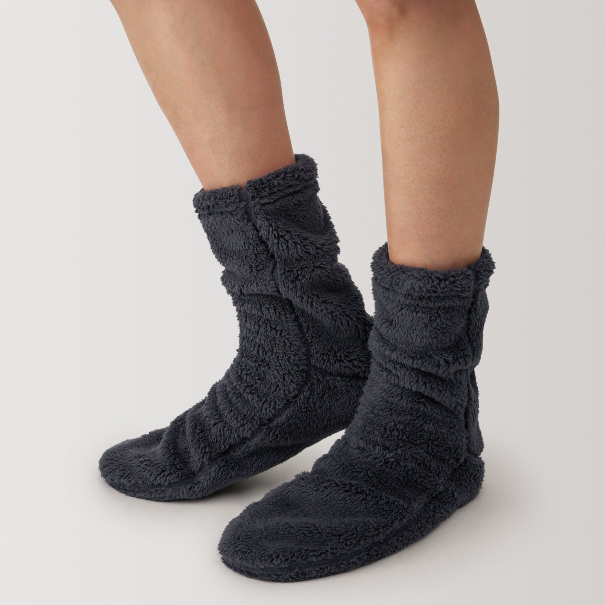 Right Angle Boa Fleece Cozy Socks - Image 7