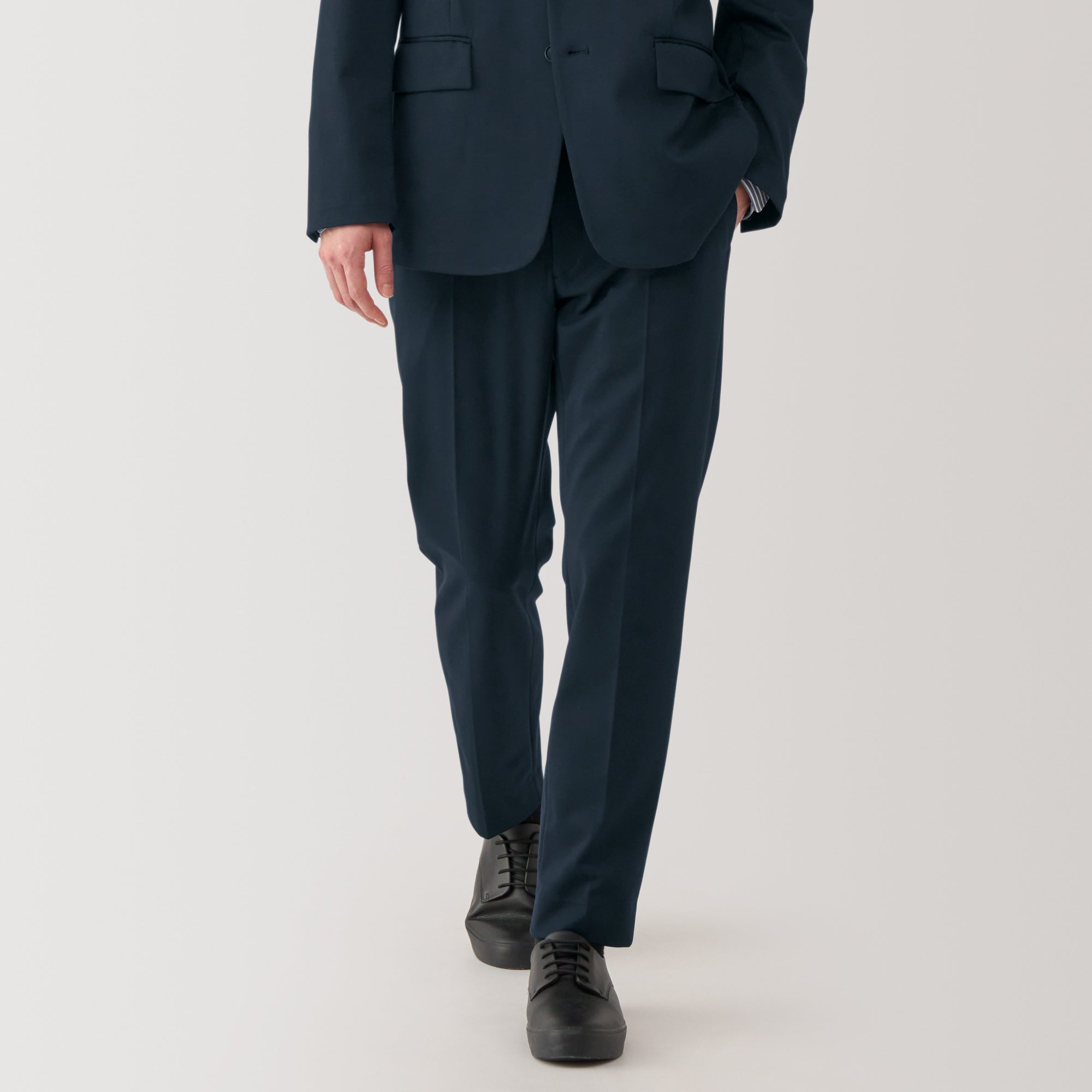 Men's Stretch Jersey Flat Front Pants - Image 23