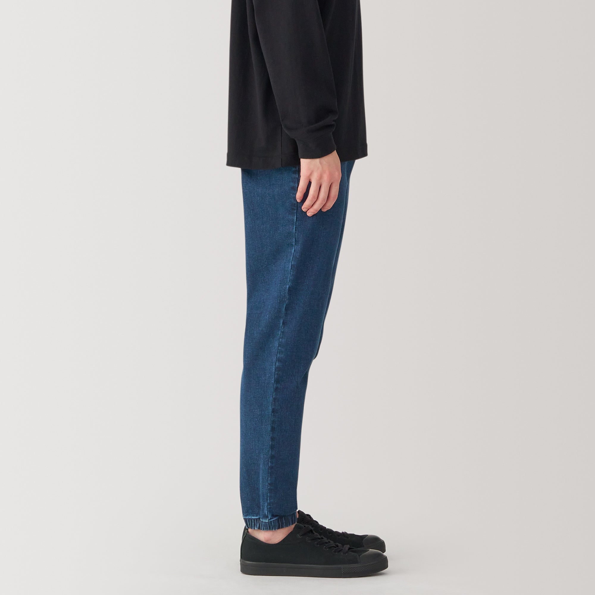 Men's Super Stretchy Denim Jogger Sweatpants - Image 5