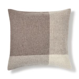 Wool Cushion Cover - Check - 16.9 x 16.9