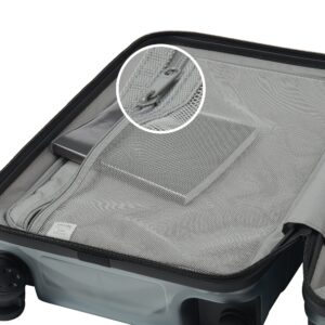 Partition Zipper Pull for Hard Shell Suitcase