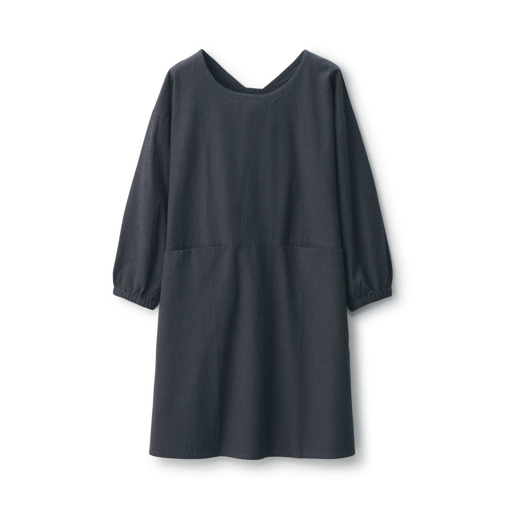 Easy Fit Long Sleeve Apron - Dark Gray