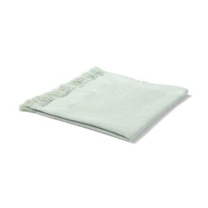 Indian Cotton Multipurpose Cloth with Fringes - Light Green