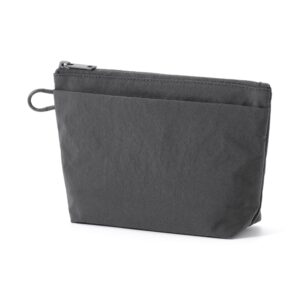 Wrinkled Nylon Gusset Pouch - Medium