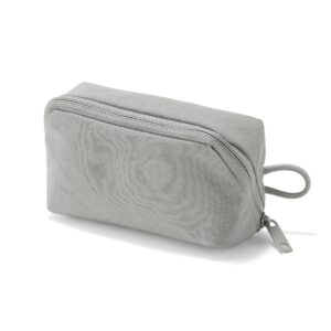 Wrinkled Nylon Wide-Opening Pouch - Small