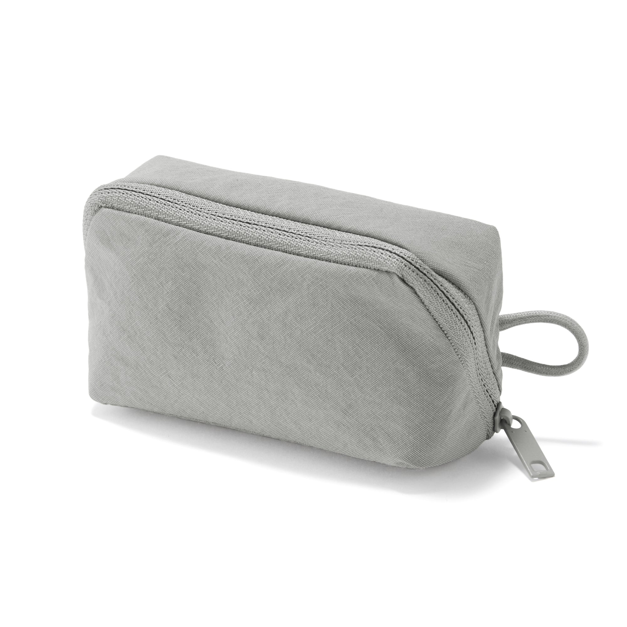 Wrinkled Nylon Wide-Opening Pouch - Small
