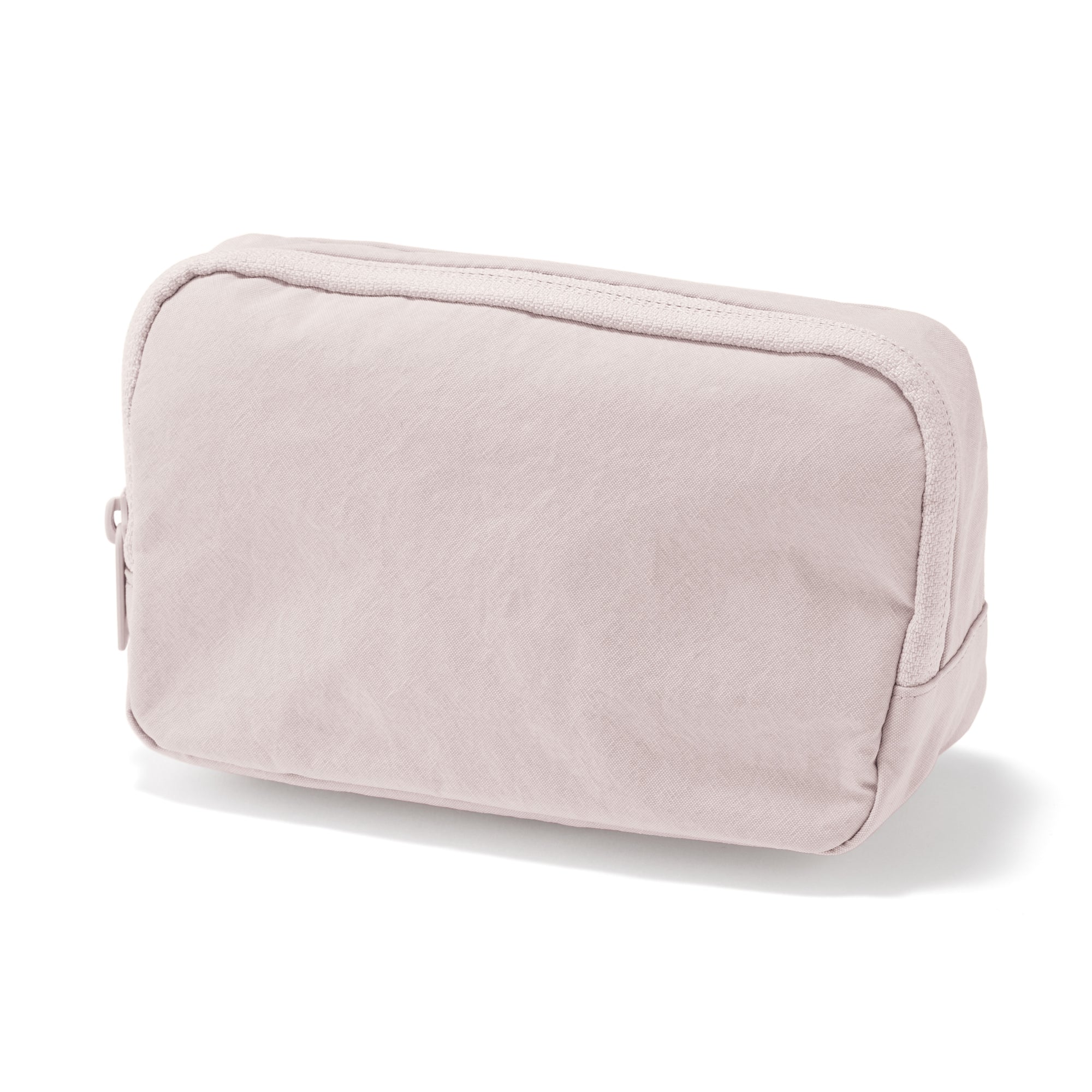 Wrinkled Nylon Wide-Opening Pouch - Large