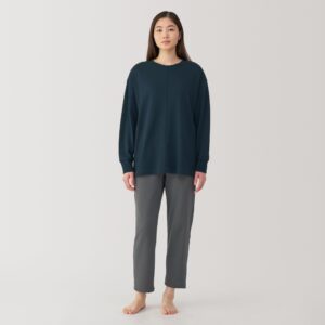 Women's Loose-Twist Sweatshirt Loungewear Set