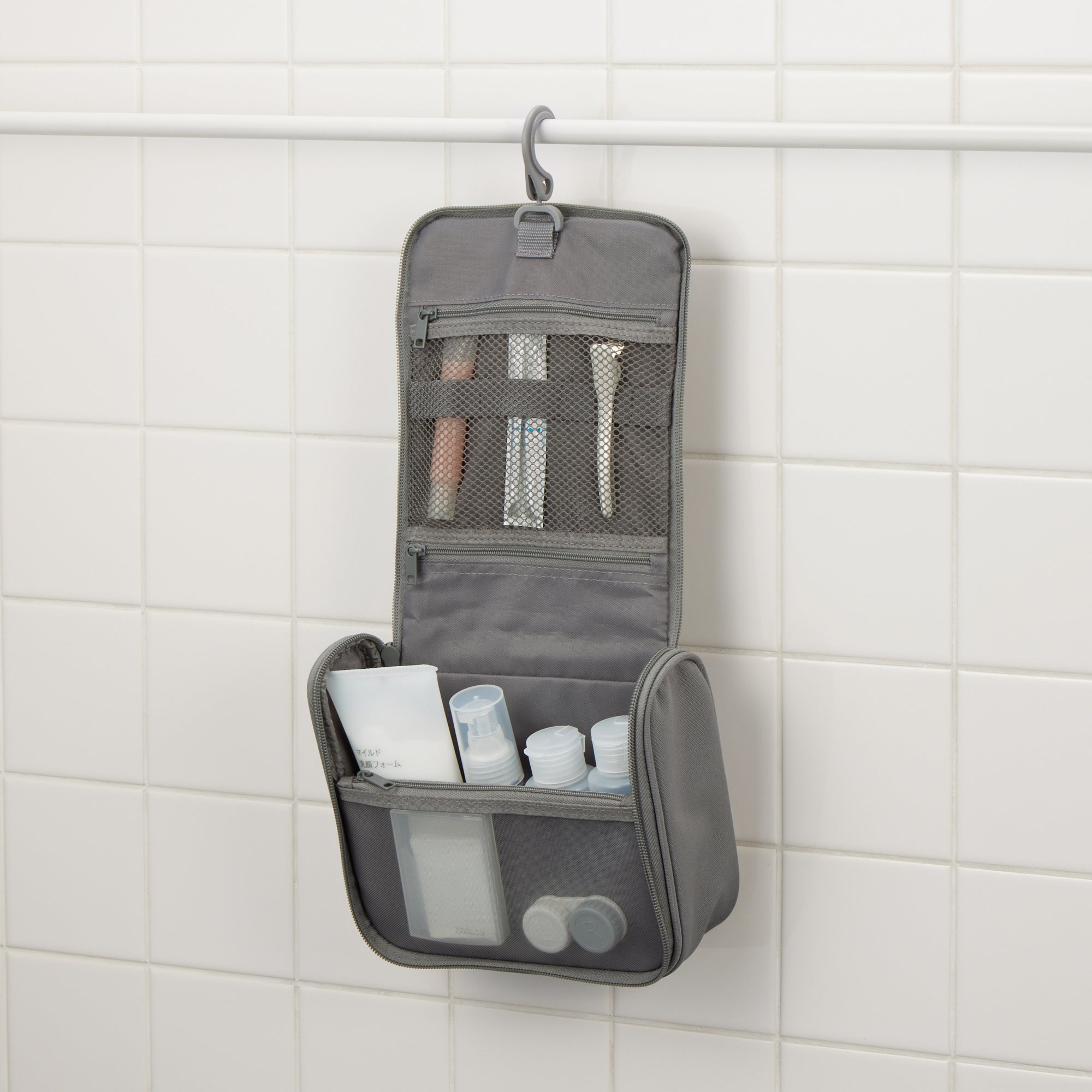 Polyester Hanging Toiletry Case - Image 2