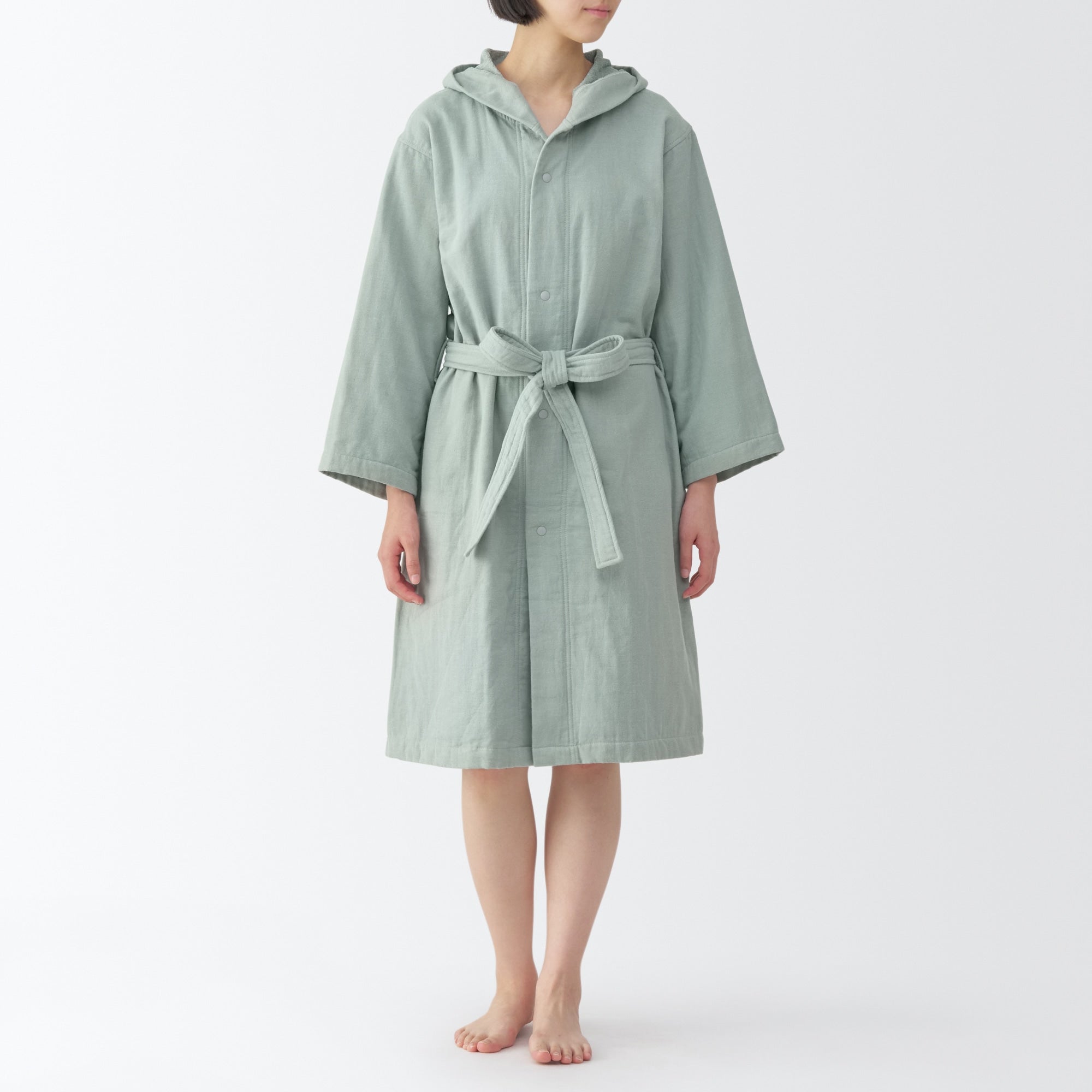 Cotton Gauze Bathrobe - Image 13