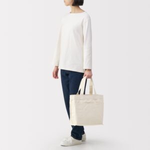 Canvas Wide Tote Bag