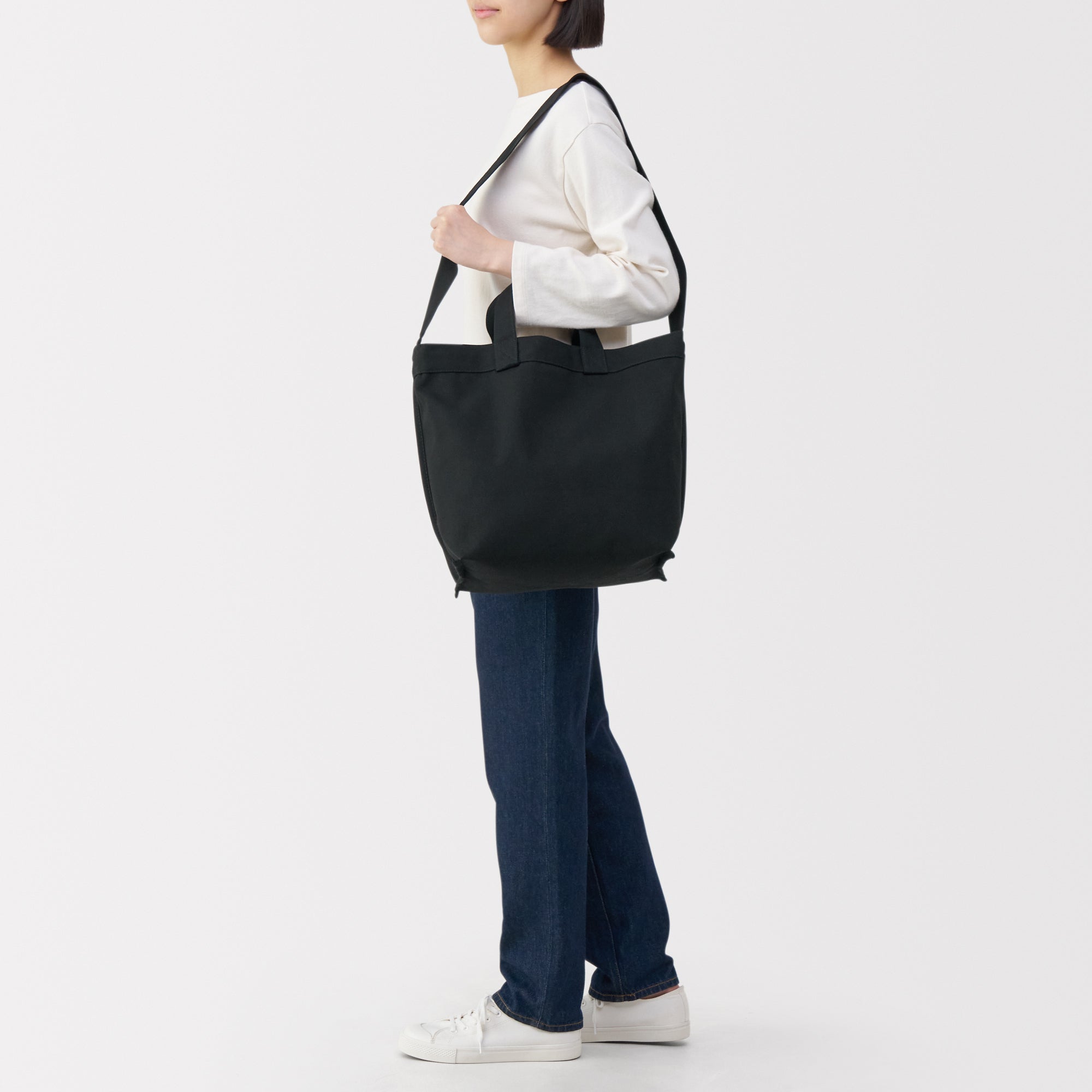 Canvas 2-Way Tote Bag