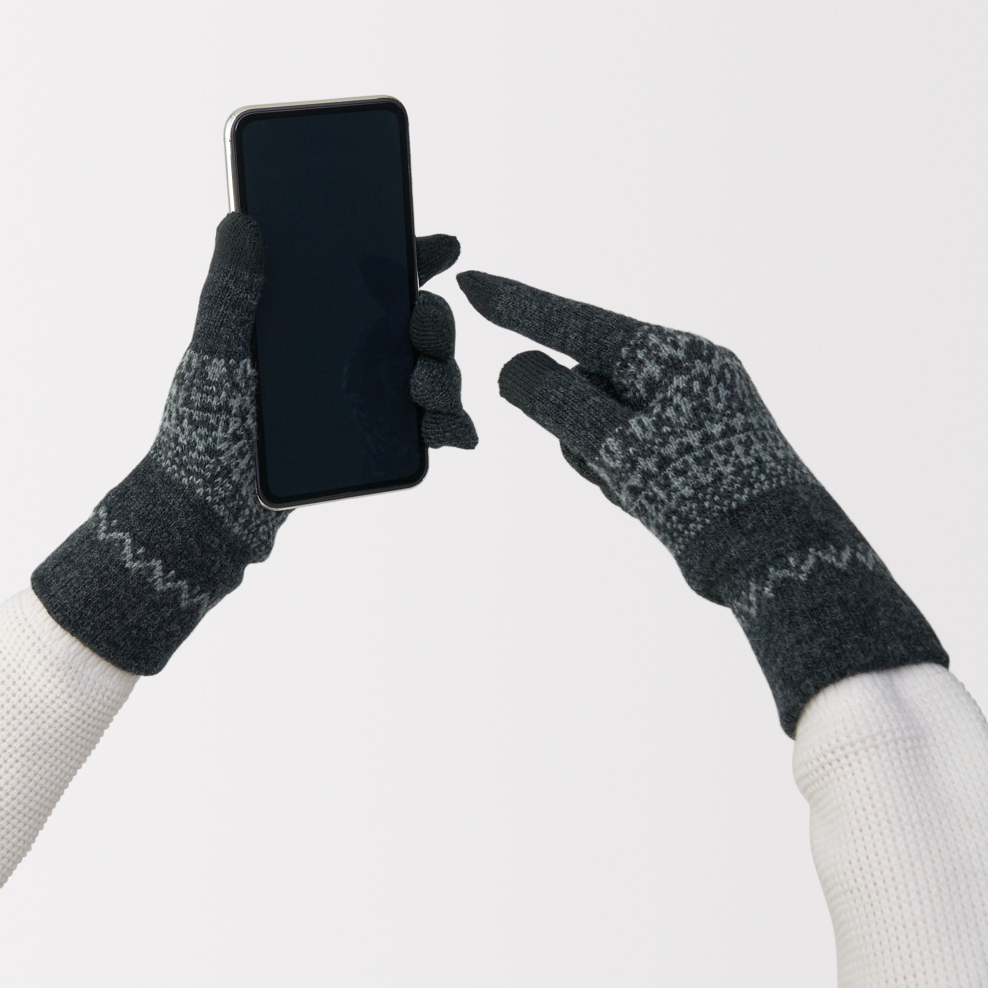 Merino Wool Blend Touchscreen Gloves