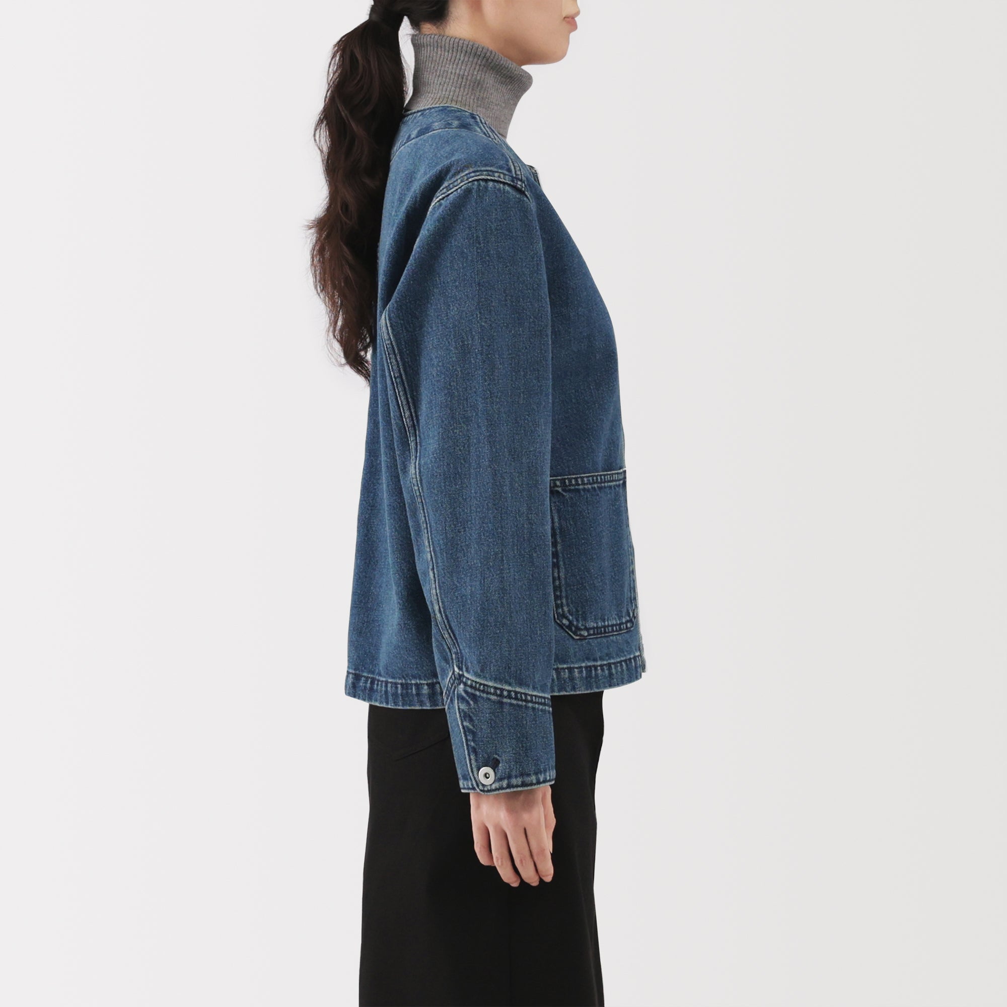 Kapok Blend Denim Jacket - Image 5
