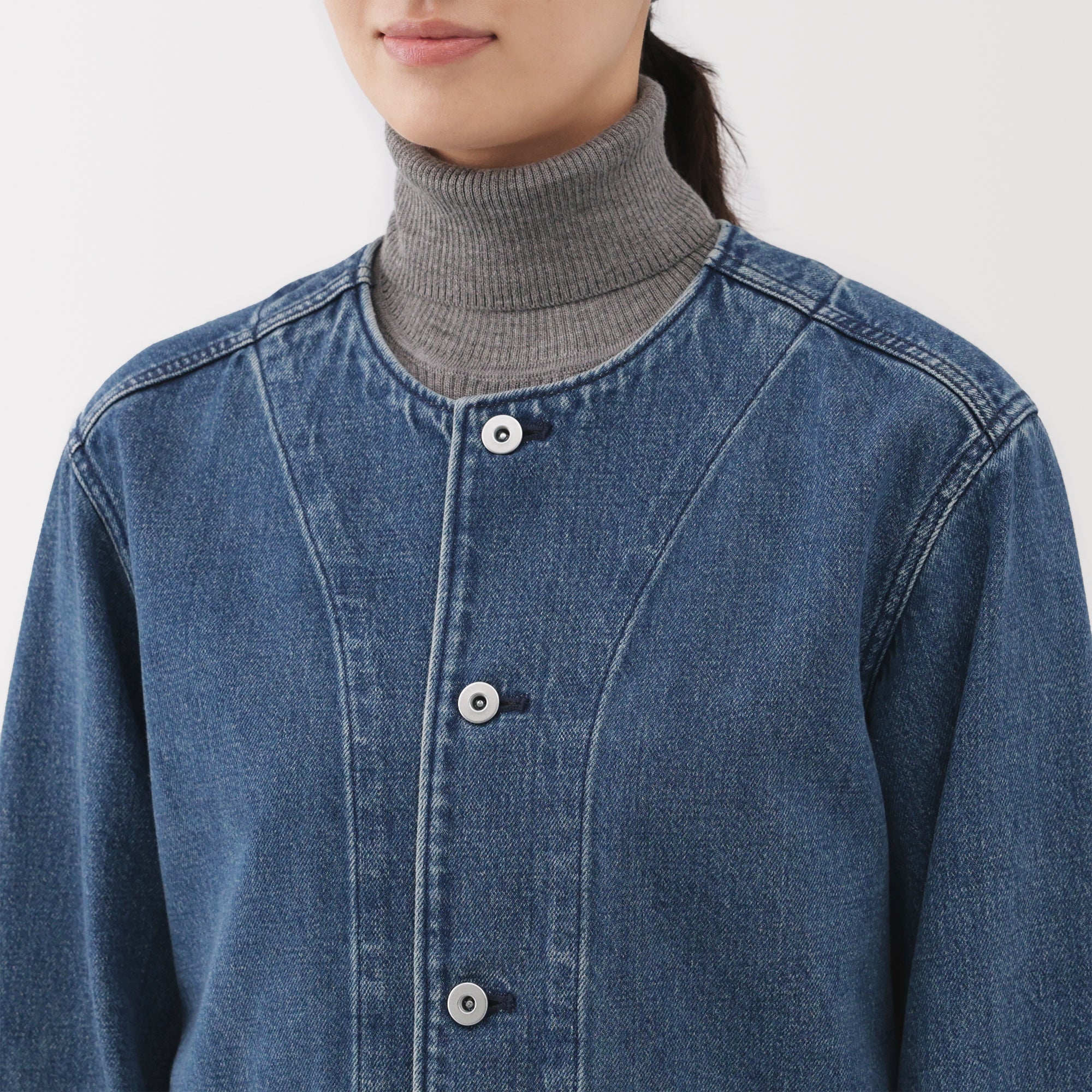 Kapok Blend Denim Jacket - Image 7