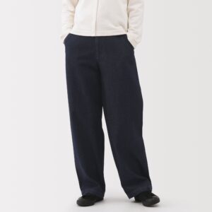 Kapok Denim Wide Tapered Pants