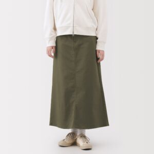 Chino A-Line Skirt
