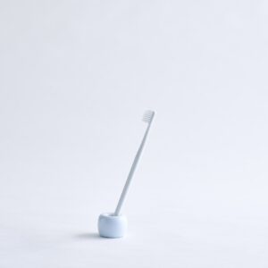 White Porcelain Toothbrush Stand