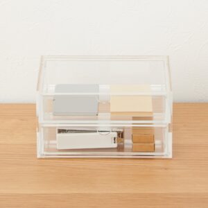 Acrylic Small Case 2 Drawers