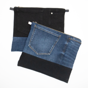 ReMUJI ReMade Denim Pouch
